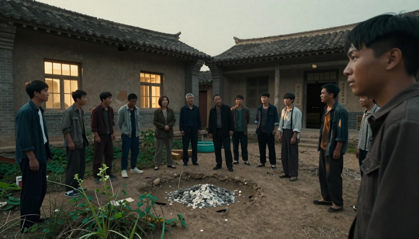 老屋翻修挖出一坛银元, 全村人都说是自己的, 一夜之间亲戚全认上门（北方旱地村/·关键场景近景