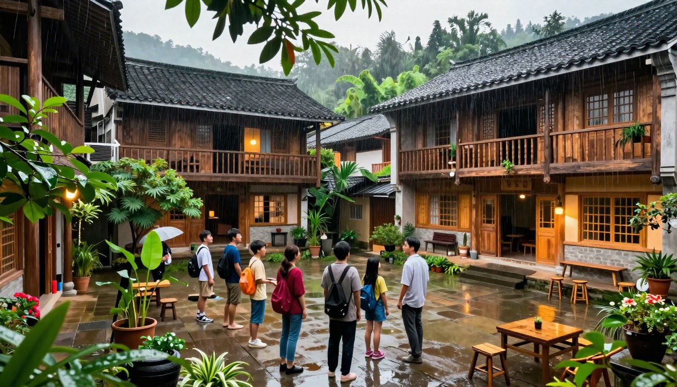 把自家老院子改成民宿, 被村里说疯, 却因一场雨和一群客人火了(北方旱地村/麦收·关键场景近景