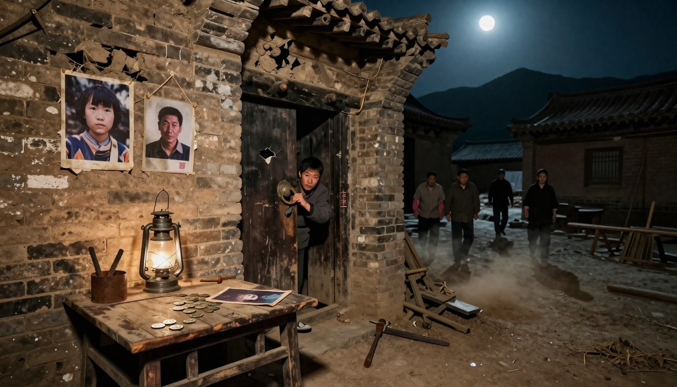 老屋翻修挖出一坛银元, 全村人都说是自己的, 一夜之间亲戚全认上门（北方旱地村/·关键场景近景