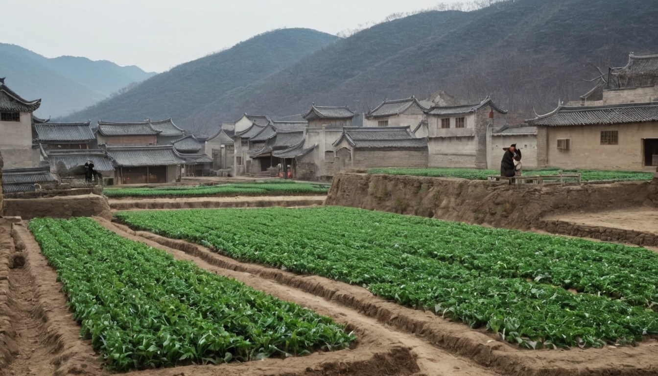 村里的果子烂在地里, 女主靠一部手机直播卖空全村的货, 却被人造谣刷单（北方旱地·关键场景近景
