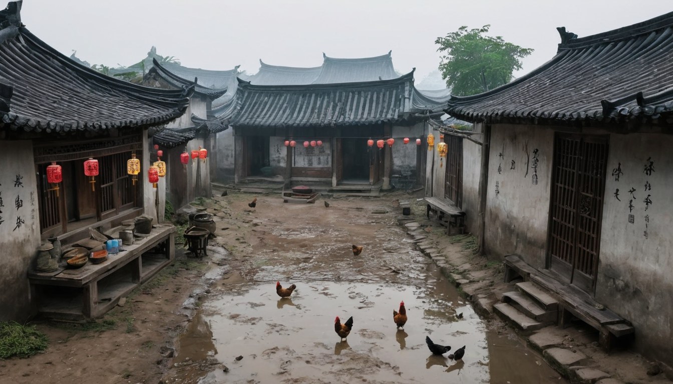 村里连续丢鸡, 顺着线索查出一桩十年前的旧案·关键场景近景